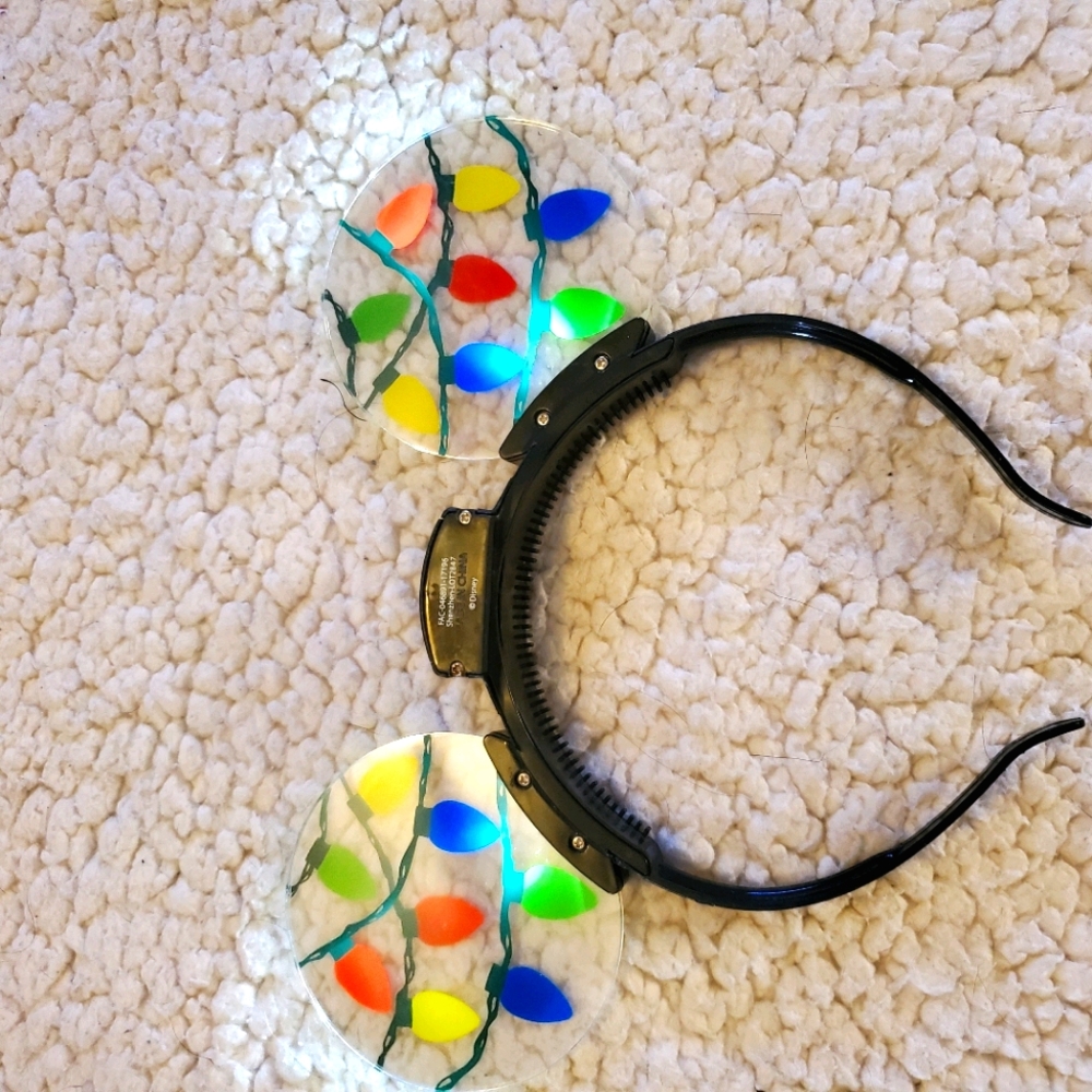 Light up blinking Mickey Mouse ears.